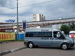 Бесплатный автобус Genser в пункт аренды автомобилей АрендаАвто-срк на ул.Добролюбова